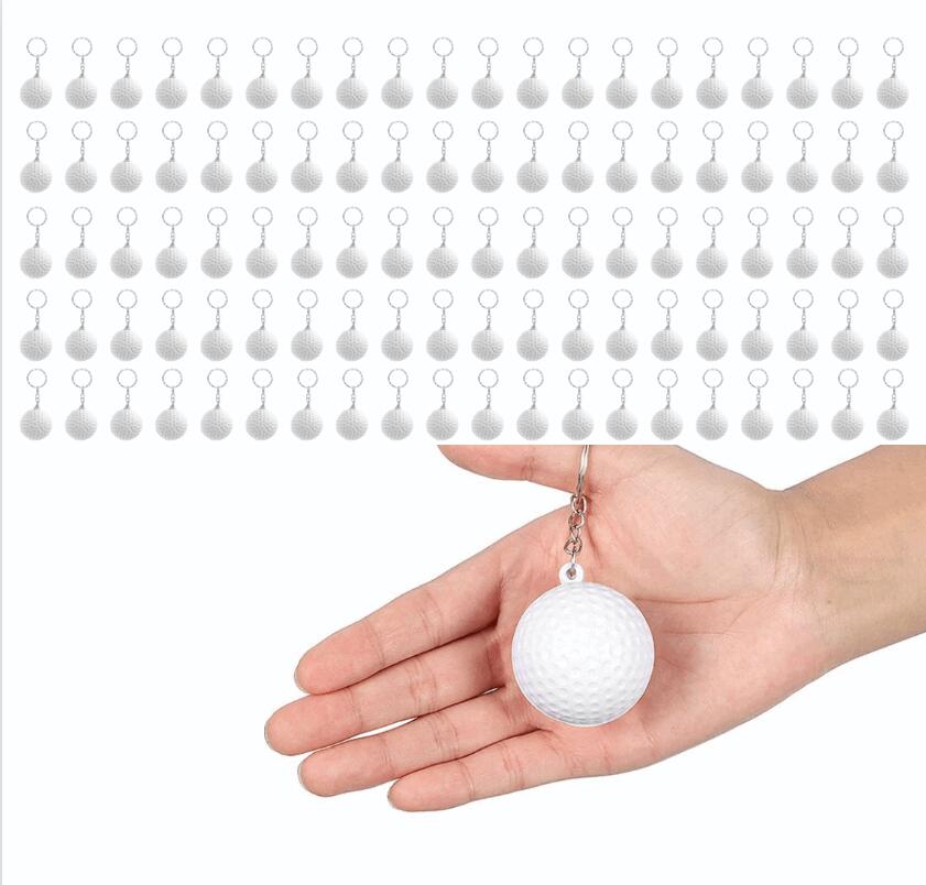 【PUゴムへの印刷】 500個セット ゴルフボールキーホルダー スポーツ記念品 ゴルフコンペ景品に最適 ゴルフ大会・卒業式 ゴルフパーティー チーム報酬品 スクールイベント ゴルフコース 40,300円