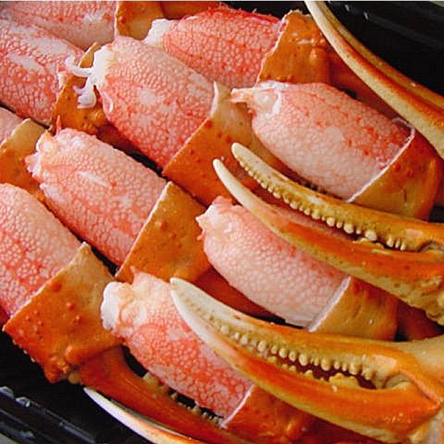 美味「ずわい蟹親爪MA-1kg」(1パック41-50本入り)AA級品...食べやすいリングカット