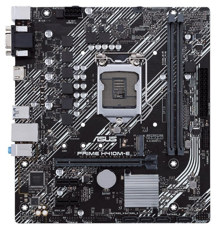 ASUS PRIME H410M-E LGA 1200 Intel H410 SATA 6Gb/s Micro ATX Intel Motherboard 8,428円