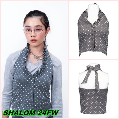【shalomclub】 DOT VEST (24FW)新品未使用 shalomclub】 DOT VEST (24FW)新品未使用