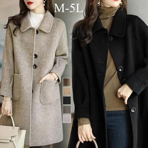 【人気商品】ステンカラーコート レディース コート ロング アウター 中綿コート ベージュ グレー ブラック キャメル コーヒー 小柄 30代 40代 大きいサイズ カジュアル シンプル 秋冬物 冬物