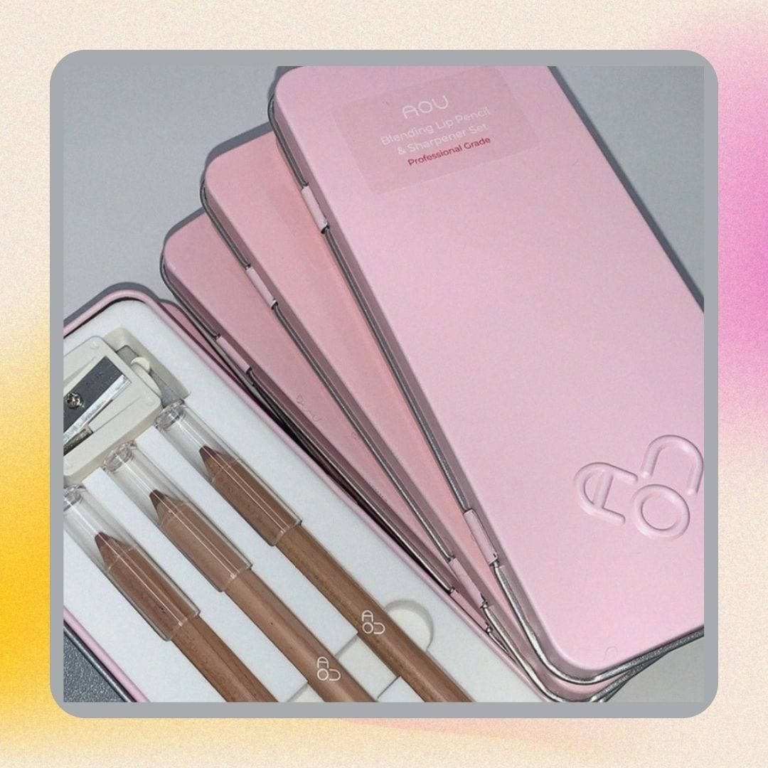 【限定】 ブレンディング リップペンシル ミニ 3種 + シャープナー