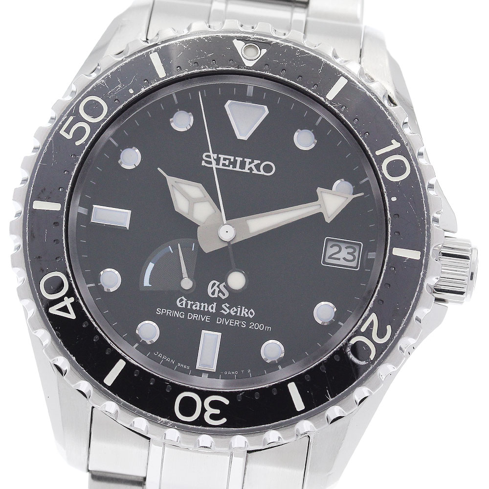 セイコー SEIKO SBGA029/9R65-0AM0 グランドセイコー ダイバーズ パワーリザーブ スプリングドライブ メンズ _895193【中古】