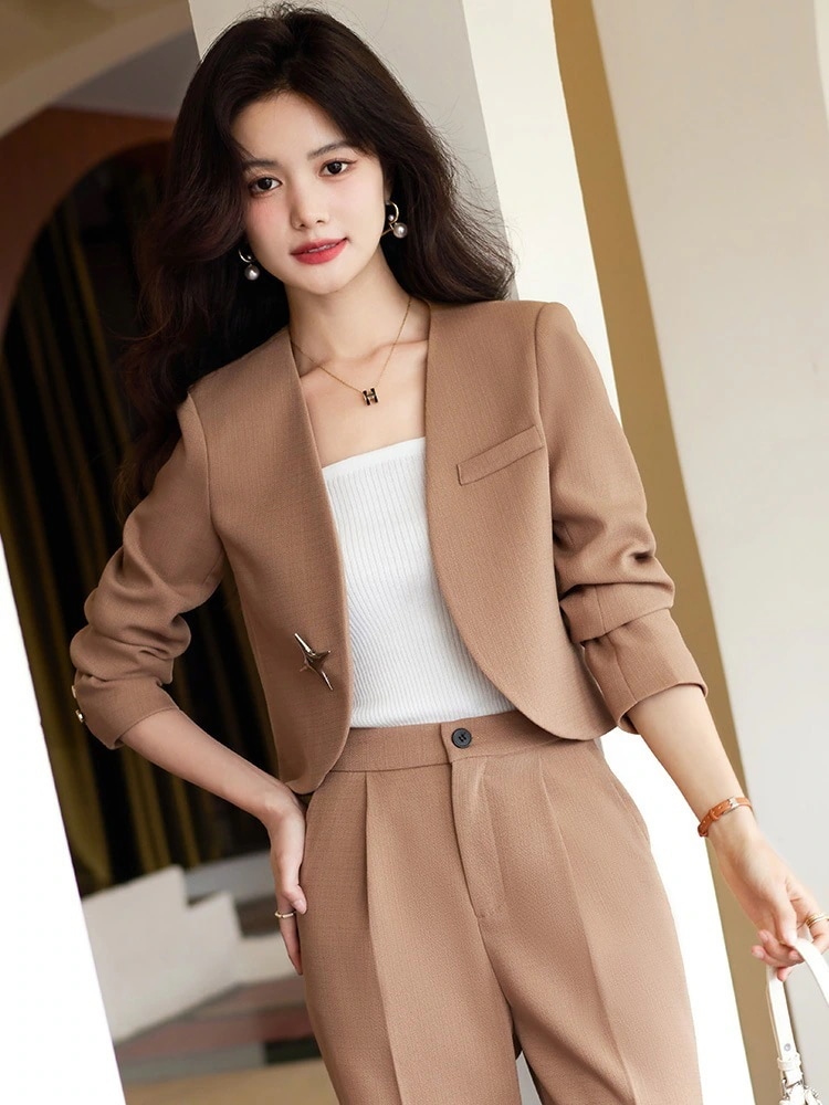 セット アップ 新作 2点セット トップス+ズボン 卒業式 卒園式 スーツ 入学式 入園式 説明会 スーツセットアップ レディース ママスーツ