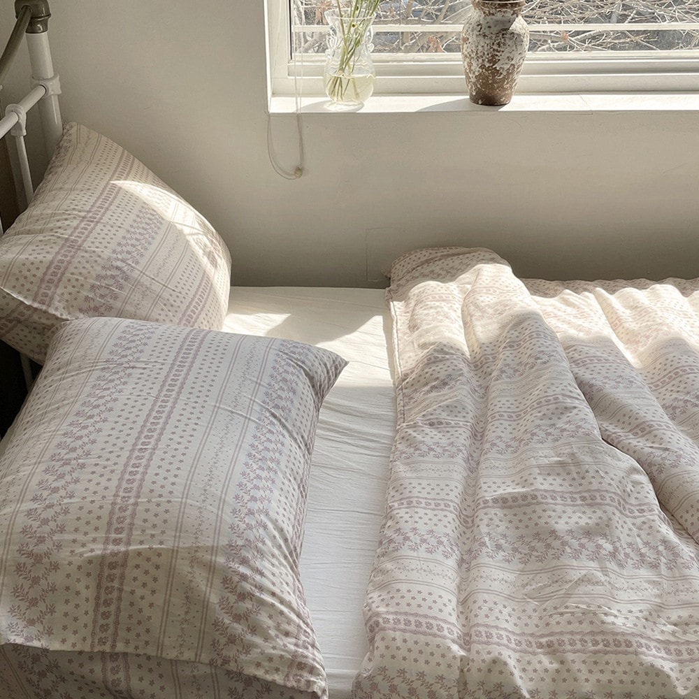 FOREST 布団カバー/枕カバー (ピンク)