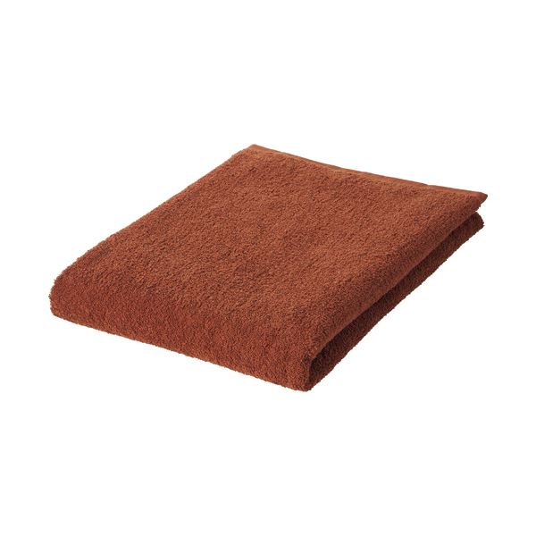 （まとめ） 林フラッピーカラー 超大判バスタオル 約900x1700mm ブラウン LN446626 1枚 [x3セット]