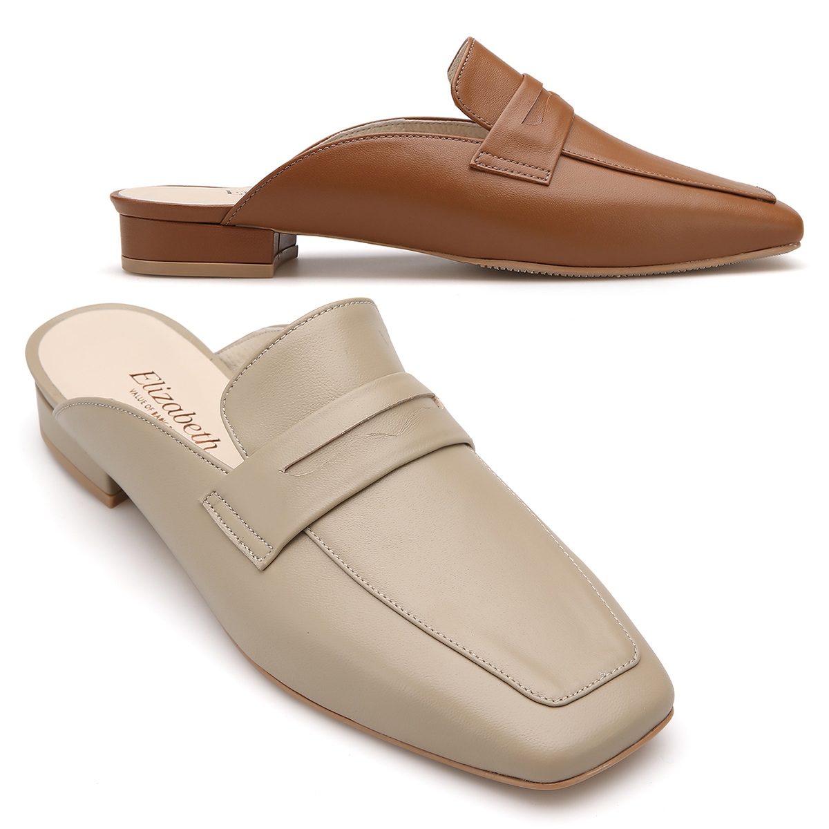 エリザベート シンプル ローファー EL21083