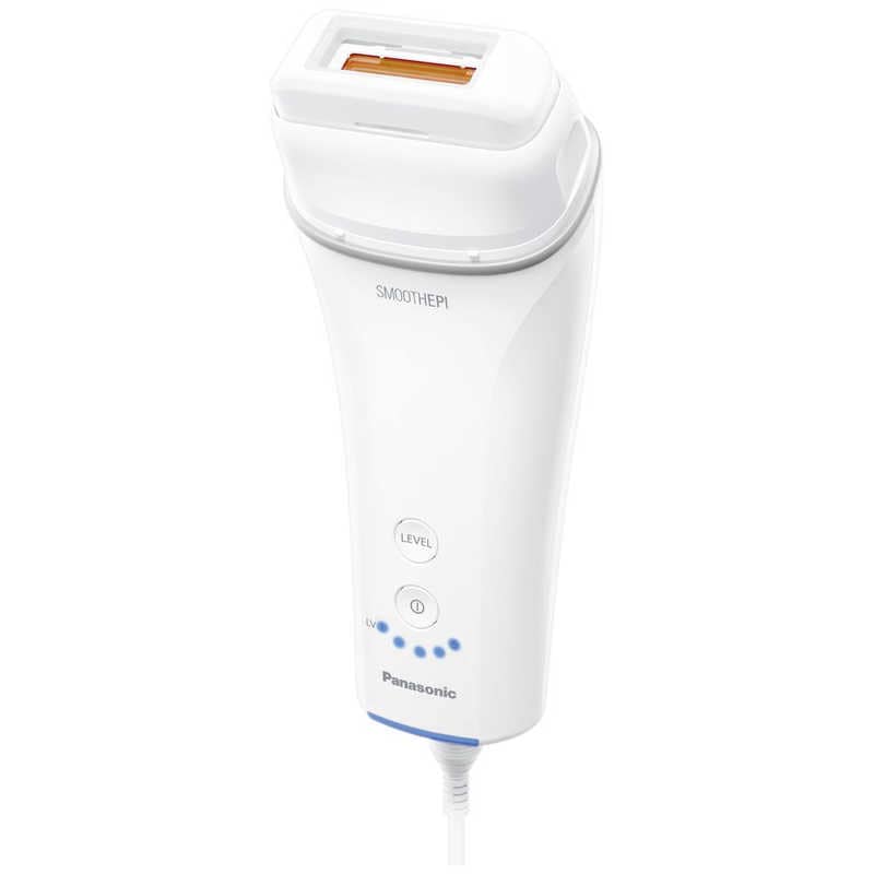 パナソニック　Panasonic　家庭用脱毛器 光エステ スムースエピ ホワイト ［フラッシュ式 /AC100V240V］　ES-WH7A-W