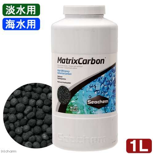 Ｓｅａｃｈｅｍ　シーケム　マトリックスカーボン　Ｍａｔｒｉｘ　Ｃａｒｂｏｎ　１Ｌ　淡水・海水両用　活性炭　ＣＲＣ10―45―90―00―00
