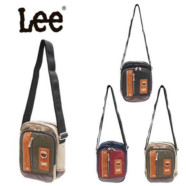 【レターパック配送】Lee ショルダー 320-3740 メンズ 鞄 かばん きれいめ ブランド 通勤 通学 デザイン かっこいい
