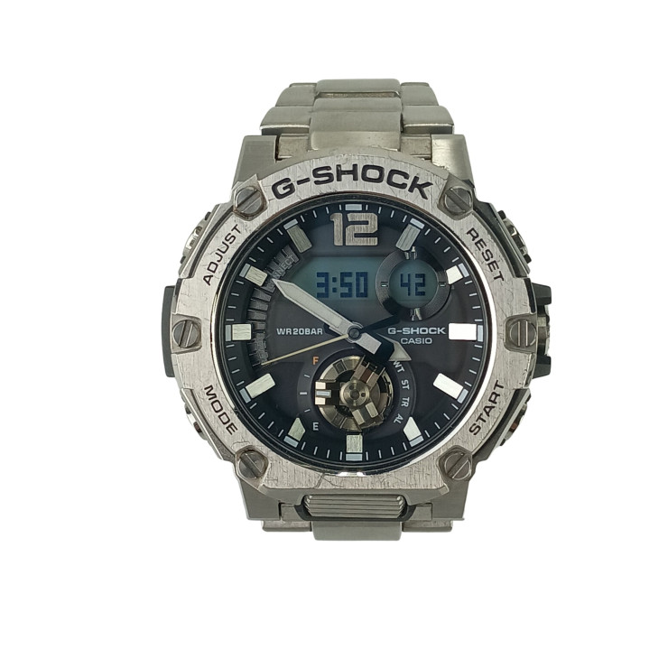 腕時計 G-SHOCK G-STEEL GST-B300 Series 樹脂／SS GST-B300SD-1AJF アナデジ グレー文字盤 シルバー メンズ時計【本物保証】