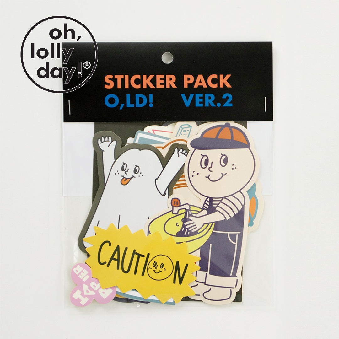 Qoo10 Oh Lolly Day 日本正規販売店 Old Sticker 文具