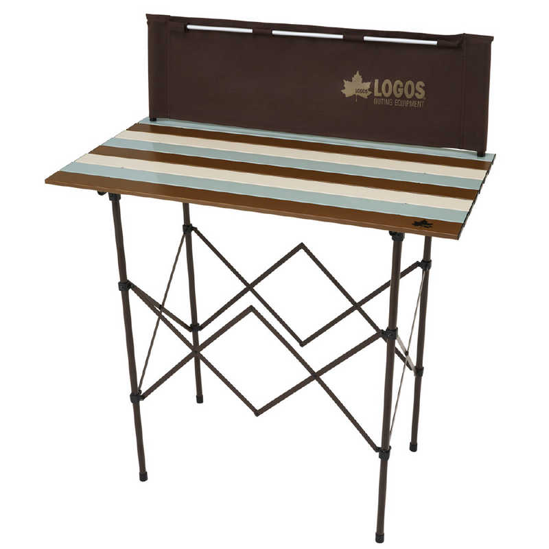 ロゴス　アウトドア用品LOGOS Life キッチンパーティーカウンター 9047 (ヴィンテージ/約幅90×奥行48×高さ83.5/112cm)　73188010