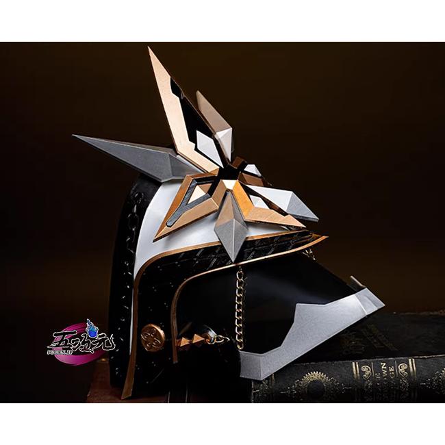 【予約商品】2026新作 Insでも話題に 江南猫次　原神　コスプレ　隊長　カピターノ　ファデュイ　マスク　仮面　2.0Ver