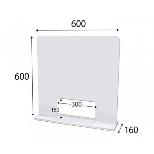 【送料無料】クルーズ　飛沫防止アクリルパネル　窓あり　SL-2000