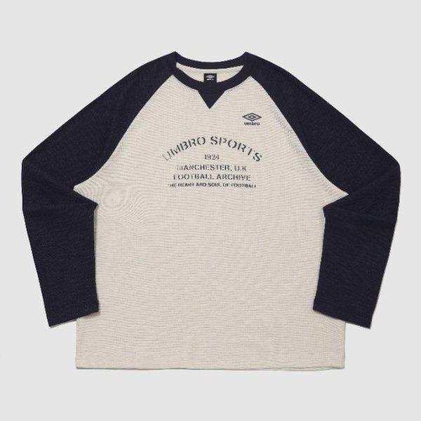 長袖Tシャツ VQA UR321CRL94-ECR ダービークラブ コットンスラブ 長袖Tシャツ / ECRU