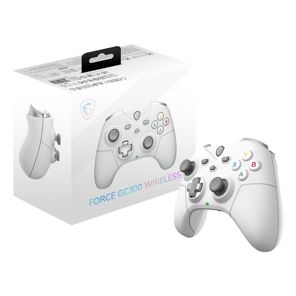 ゲーミングコントローラー FORCE GC300 WIRELESS WHITE 無線・Bluetooth・有線接続 FORCE GC300 W WHITE