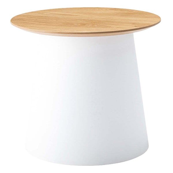 ラウンドテーブル S ホワイト 直径49×高さ42.5cm PT-990WH