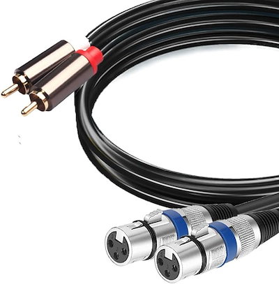 他サイト： XLR RCA 変換ケーブル マイク キャノン( 3m)の商品画像