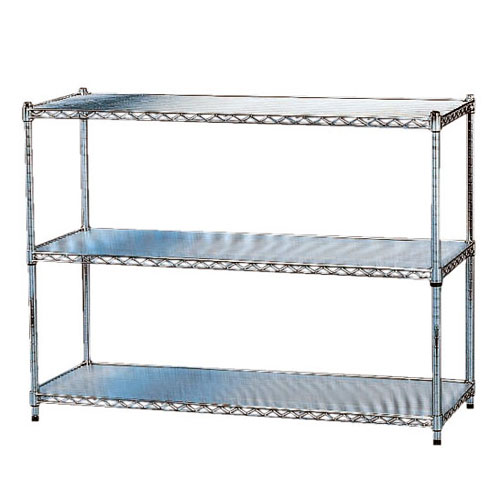 アイリスオーヤマ MR-1209 メタルラック（3段・120cm幅）奥行46cm 高さ90cm ポール径25mm MR1209