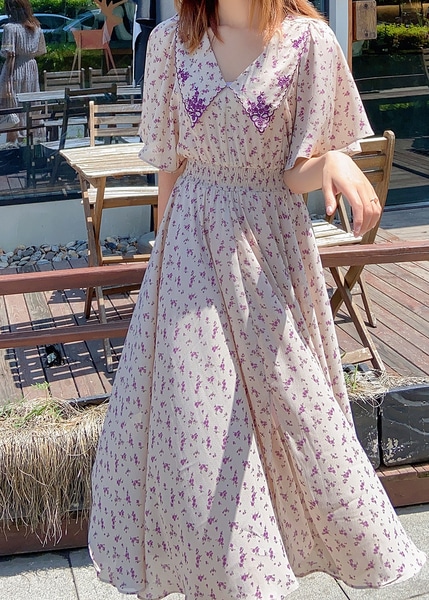 LIERKISS リエキス サマールーズシフォンワンピース