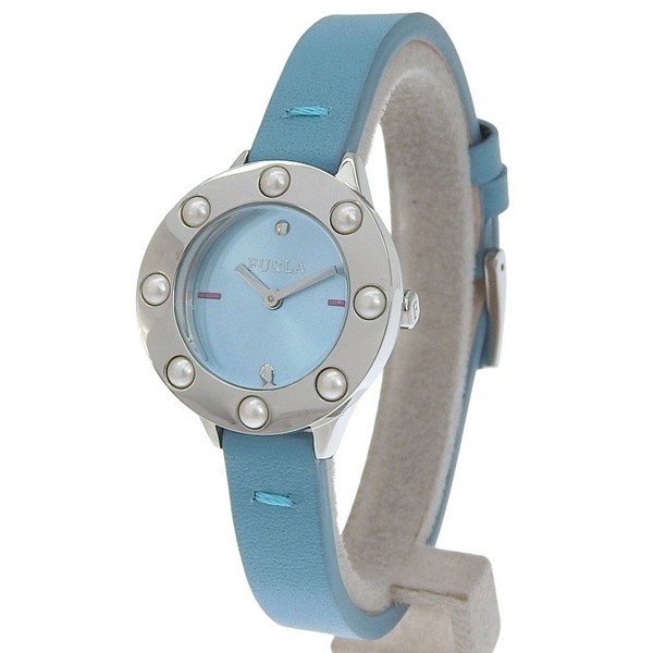 フルラ 腕時計 レディース SS×レザー ブルー CLUB 26mm R4251116506 FURLA