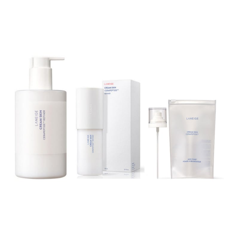 韓国 化粧品 正規品 クリームスキン 大容量 320ml*1個+クリームスキン 170ml*1個+ミストポンプ*1個/水分保湿/ 肌弾力/ 肌バリア保護/ 携帯用ミスト/韓国美容液