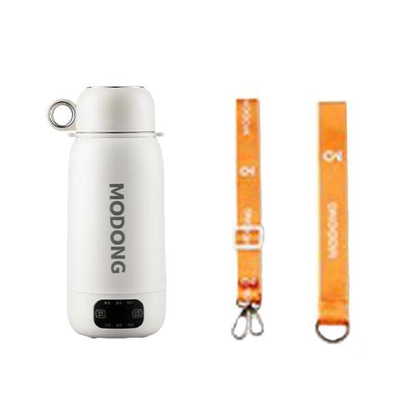 ポータブル電気ケトルティーホットウォーターケトル二重蓋デザイン断熱お茶旅行オフィス用の旅行用電気ケトル