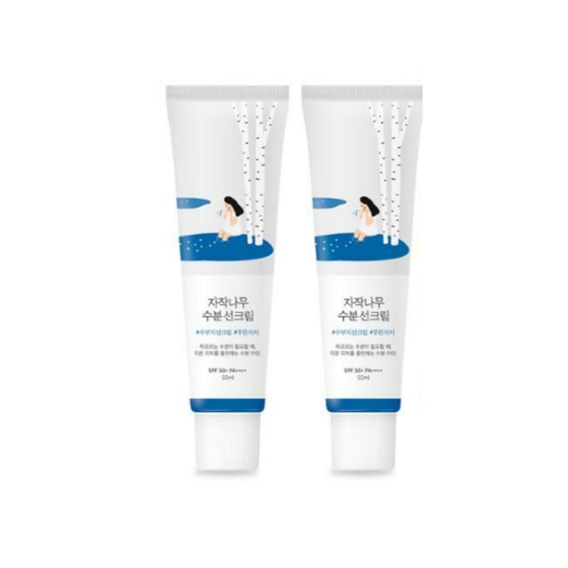 白樺水分日焼け止め[SPF50+/PA++++], 50mL*2, 1+1