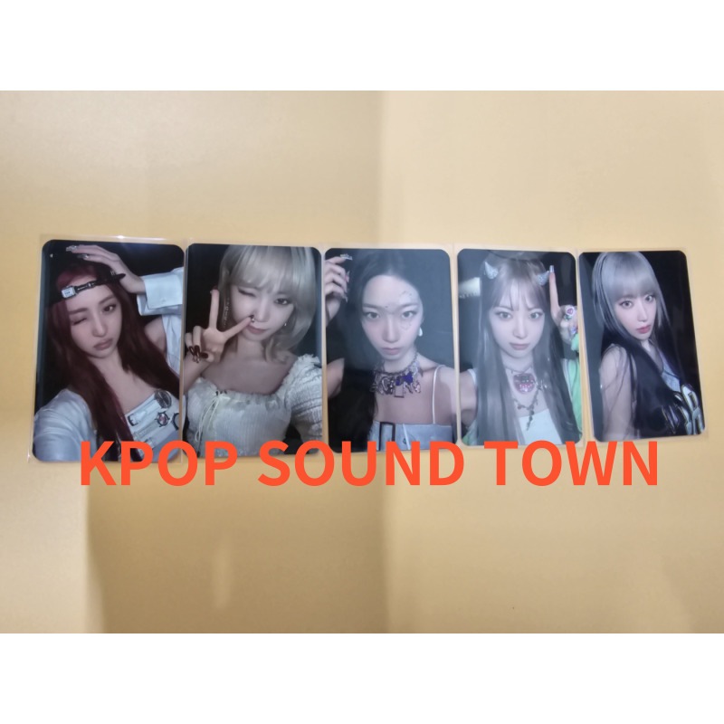 [5種トレカ JOEUNMUSIC FANSIGN ! ]LE SSERAFIM- 3rd Mini Album EASY(NO ALBUM,ONLY PHOTOCARD)