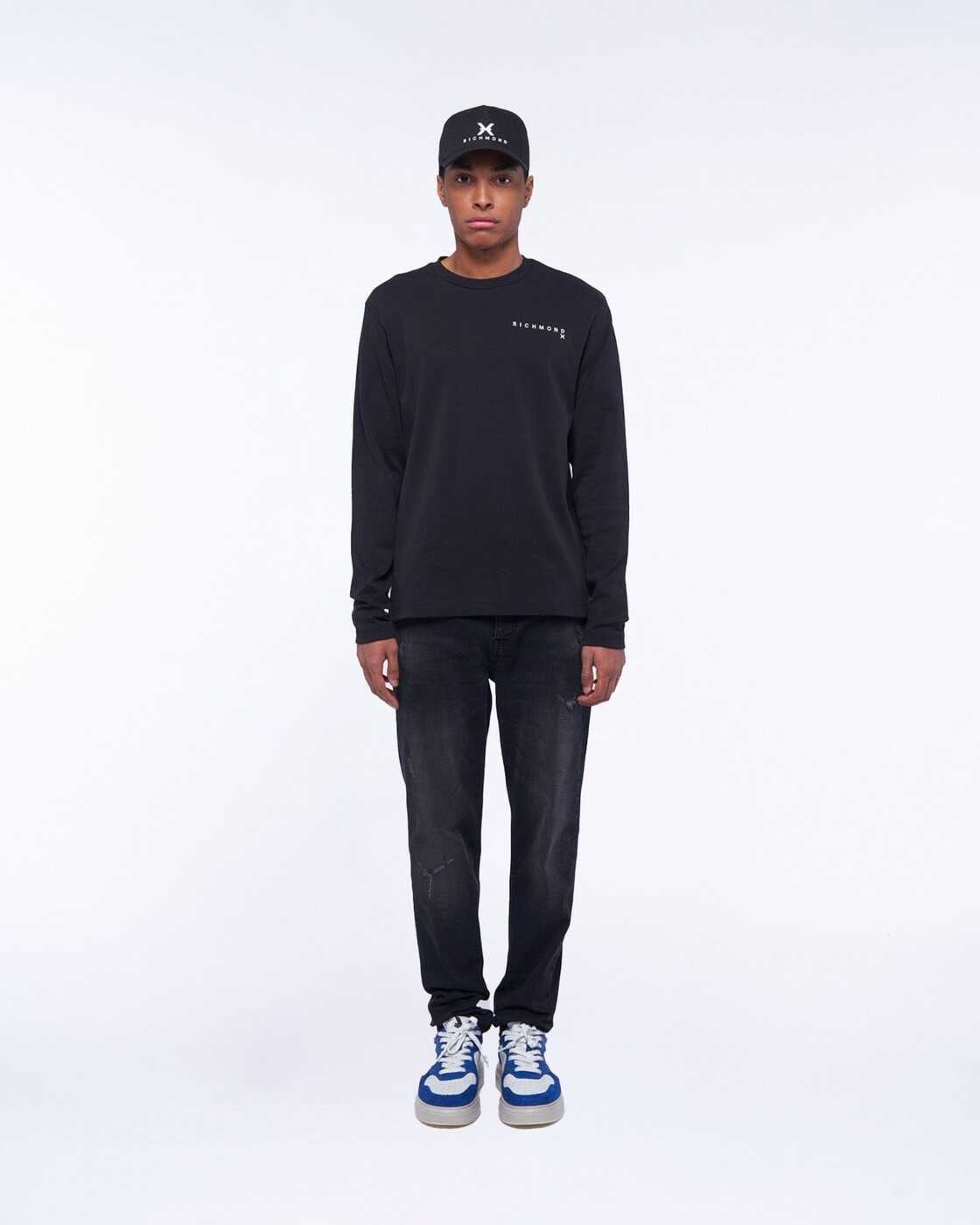 UMA24146TS-SBW ブラック 秋冬2024 Tシャツ メンズ ia