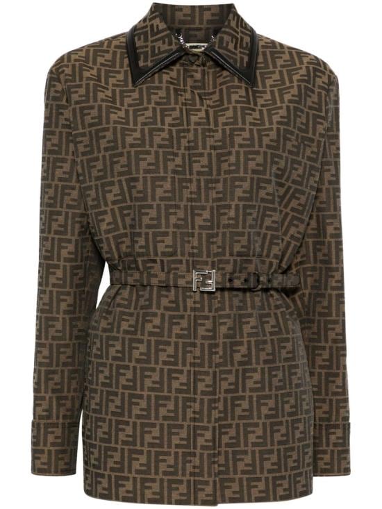 FENDI Women Suit Jackets FJ7564 A5W3F118W BROWN