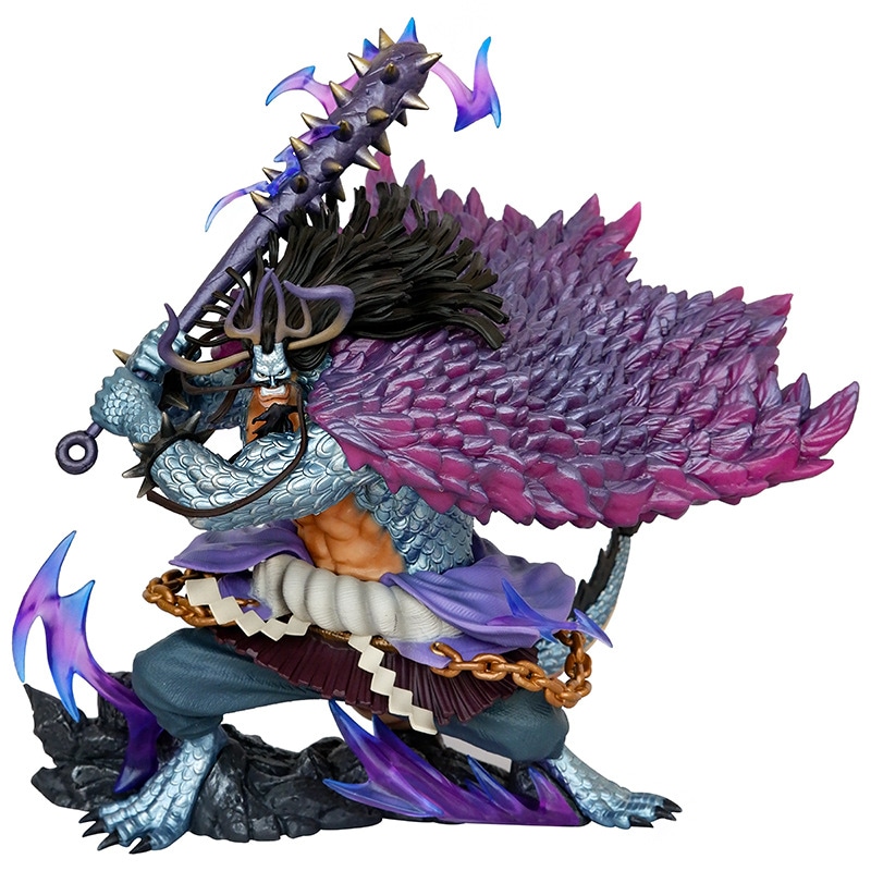 ワンピース四皇百獣ケドフィギュア獣人版覇ヘケド置物彫刻模型周辺