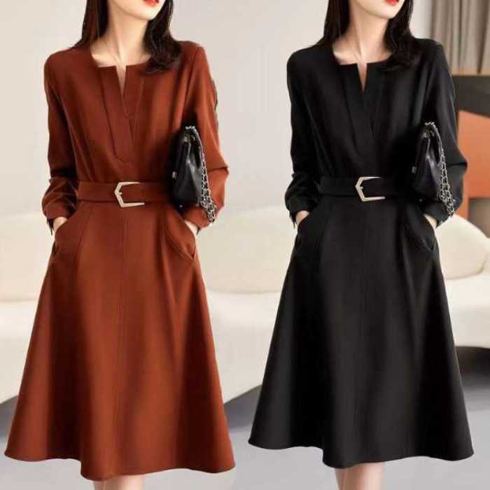 きれいめ レディースファッション ワンピース レディース M L XL 2XL