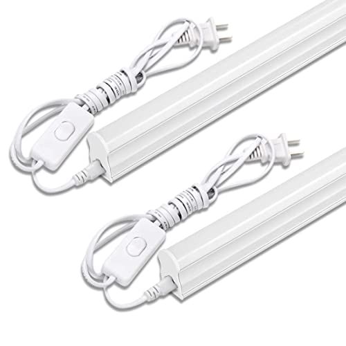 LED蛍光灯 40W形 器具一体型LED蛍光灯 T5 LED 直管 18W led 6000K-6500K 昼光色 天井照明 バーライト ベースライト 120cm 蛍光灯器具セット led照明 工事不