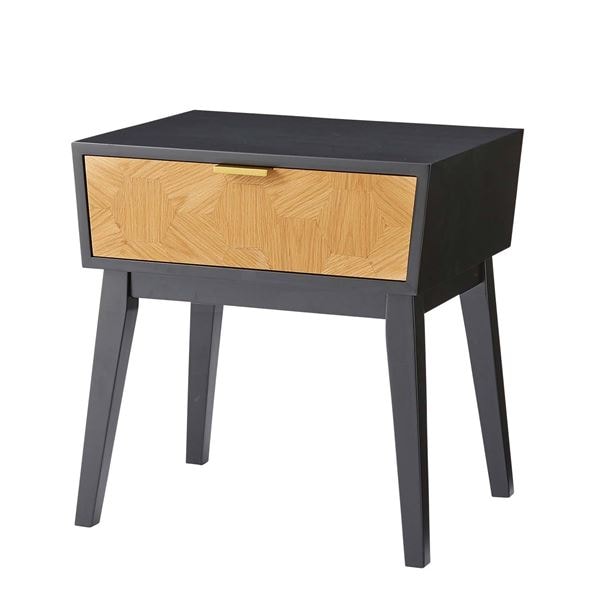 ナイトテーブル 約W48xD38xH50cm ブラック 組立品