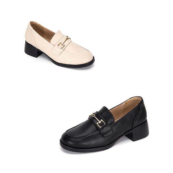 ヨファキラ本革カジュアルローファー2色