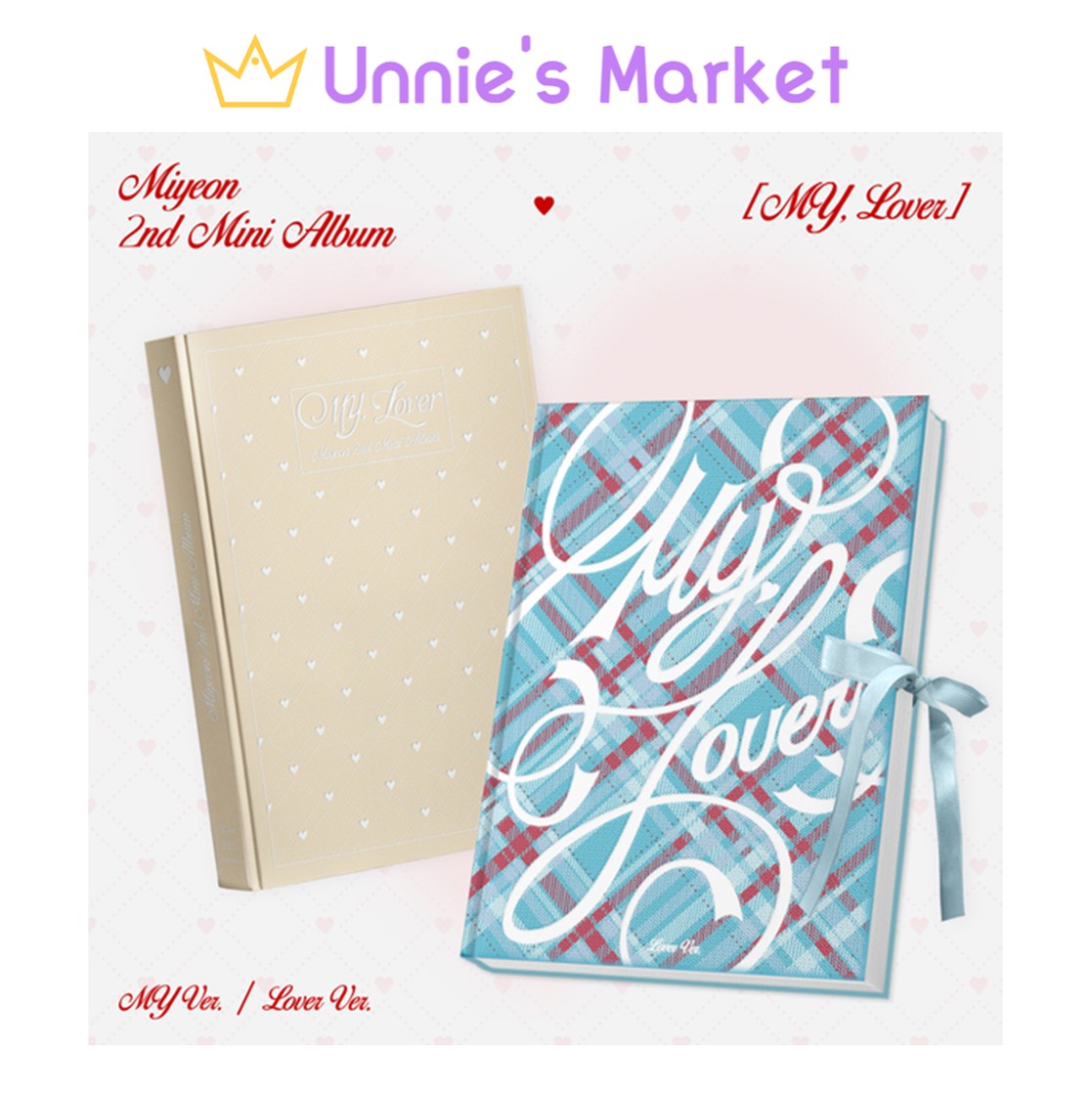 [SET] MIYEON (i-dle) [MY, Lover] 2nd Mini Album + Free Photocard(fan-made) 1EA