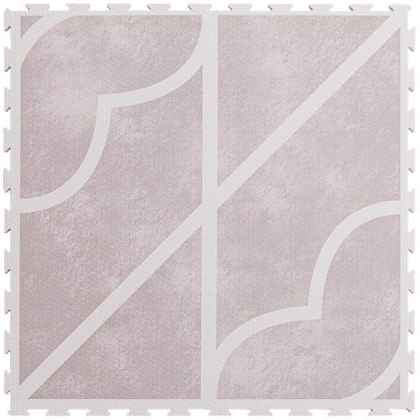 240631831 レトロデザインのジョイントマット キュロス 36枚セット グレー メーカー直送