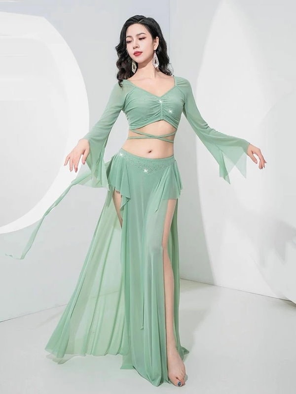 Qoo10] ベリーダンス衣装 セット衣装 スパンコー