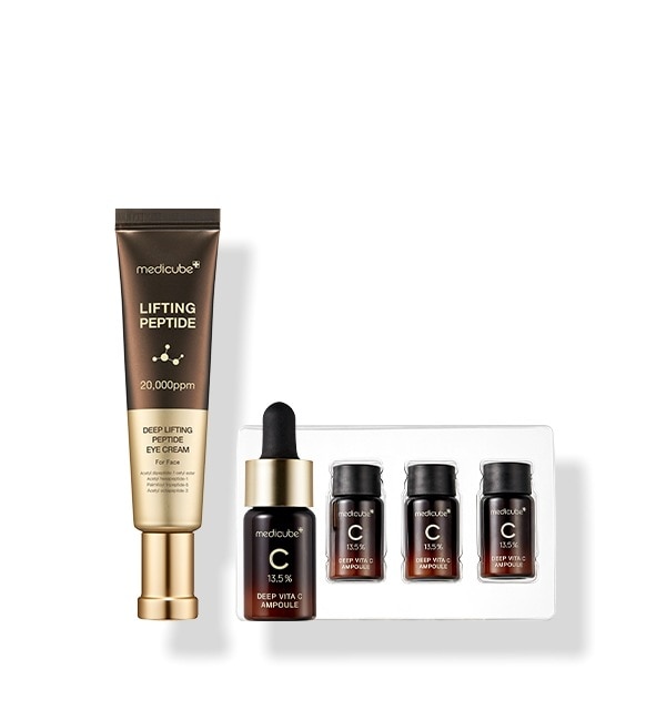 ディープ高機能セット(ディープビター) シーアンプル2.0+ディープリフティングペプチドアイクリームフォーフェイス30ml)