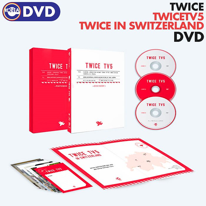 韓国購入品　TWICE IN SWITZERLAND Twice - [Twice TV5:Twice In Switzerland] (MD SET