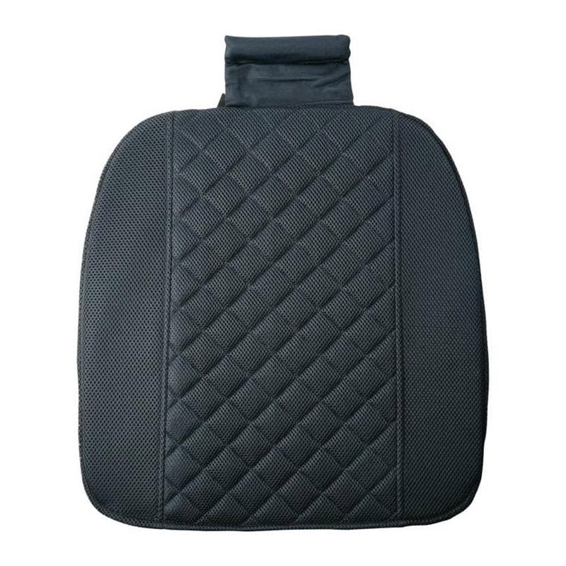 [4点セット] ダイヤモンドメッシュクッション ブラック 【 カーケット 車内用品 】