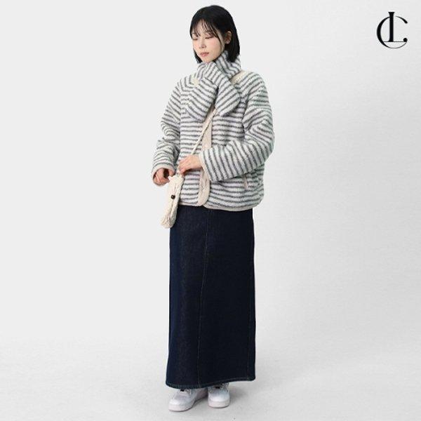 女性用冬スカーフセット 両面ボアジャケット リバーシブルフリース キルティングパディングジャンパー LMV006