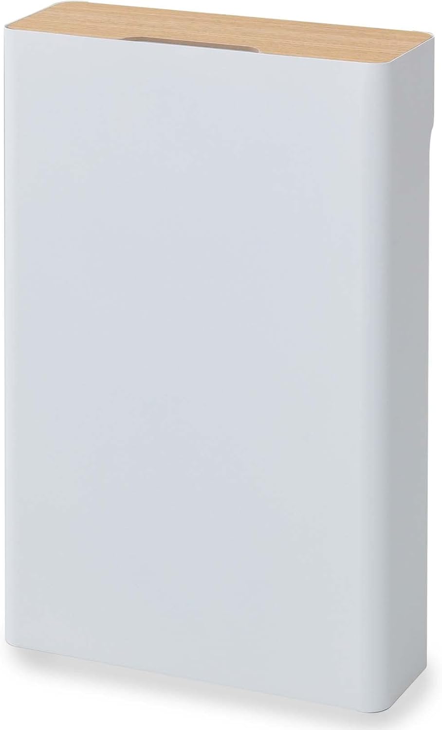 山善 YAMAZEN ケーブルボックス 大型 3段 ルーター 収納 スチール製 マグネット対応 6つ口タップ 天板開閉 壁にぴったり 巾木よけ 滑り止め 幅4 ホワイト NRCB-65 WN/MWH