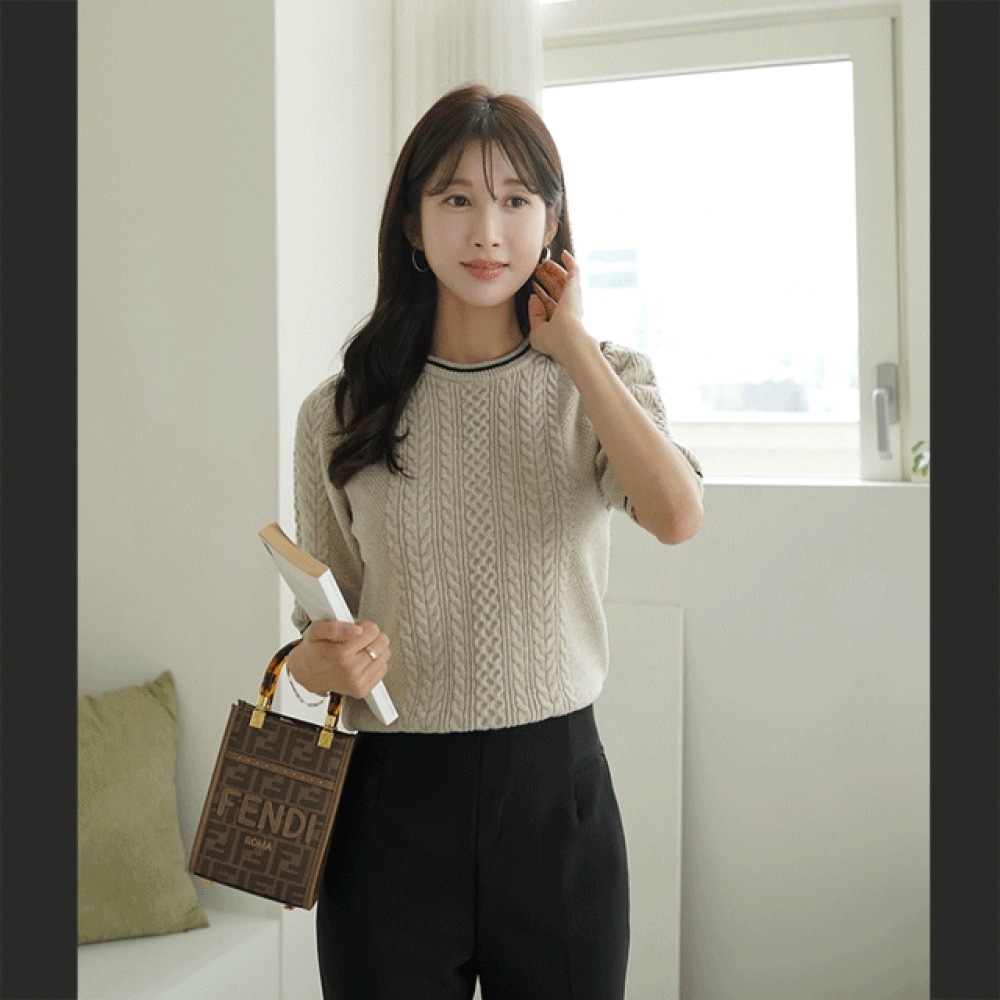 Click & Funny Mlings プレッツェルニット