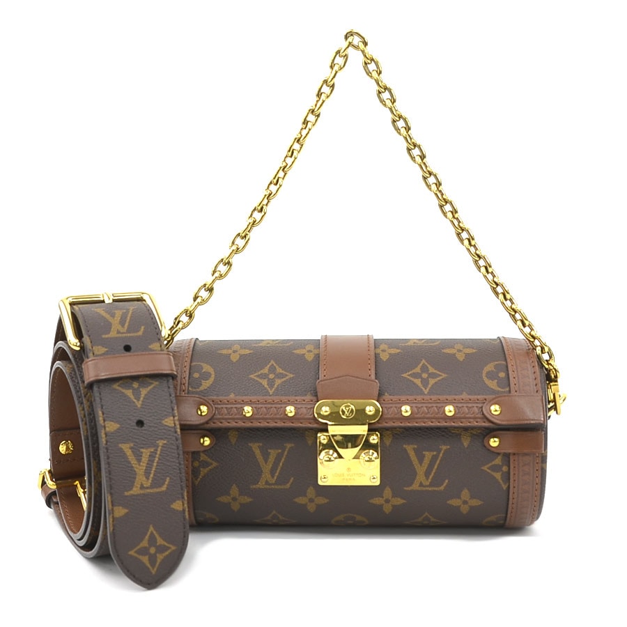 ルイ ヴィトン LOUIS VUITTON ハンドバッグ ショルダーバッグ モノグラム パピヨン トランク モノグラムキャンバス ブラウン レディース M57835 90189g