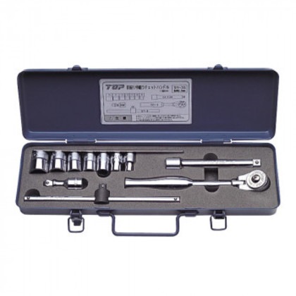 トップ工業(TOP) 首振り伸縮ラチェットハンドルセット 差込角9.5mm SR-3S