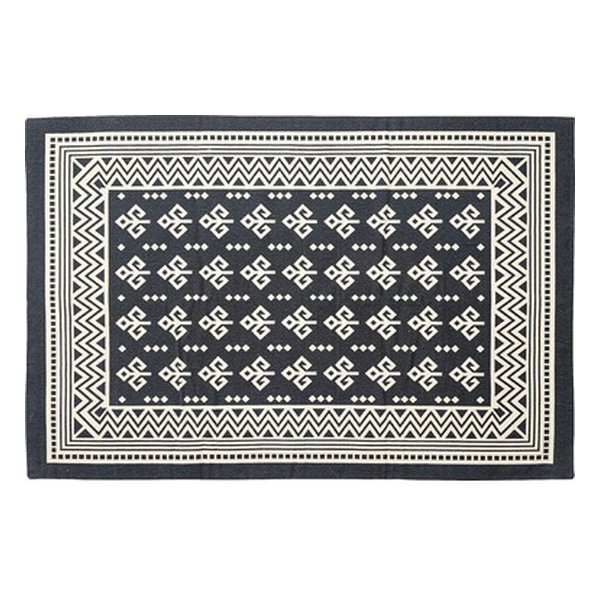 ラグ ブラック 約幅170×奥行き230cm TTR-163B