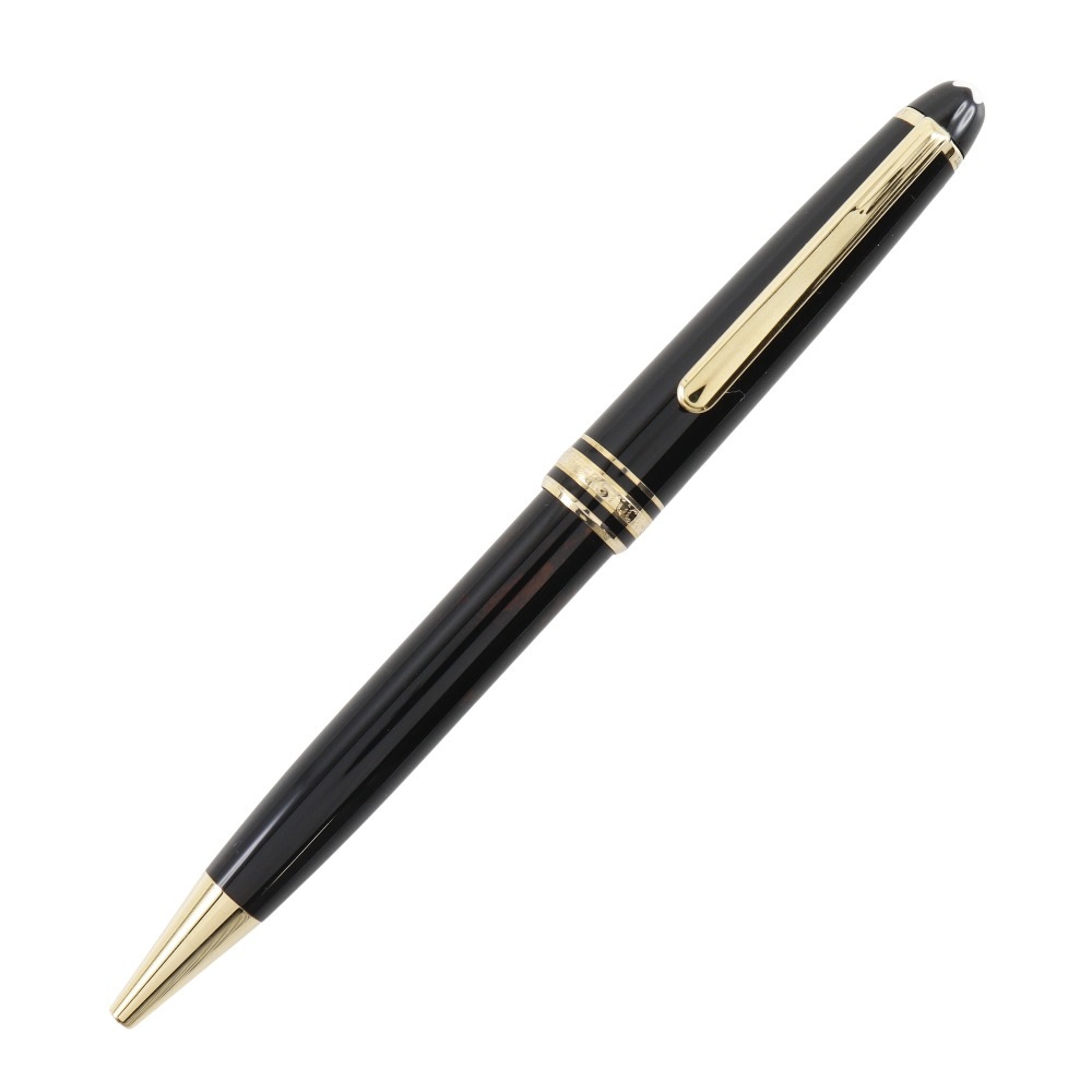 MONTBLANC モンブラン マイスターシュツック ボールペン 金メッキ ブラック _ 中古品 A+ランク